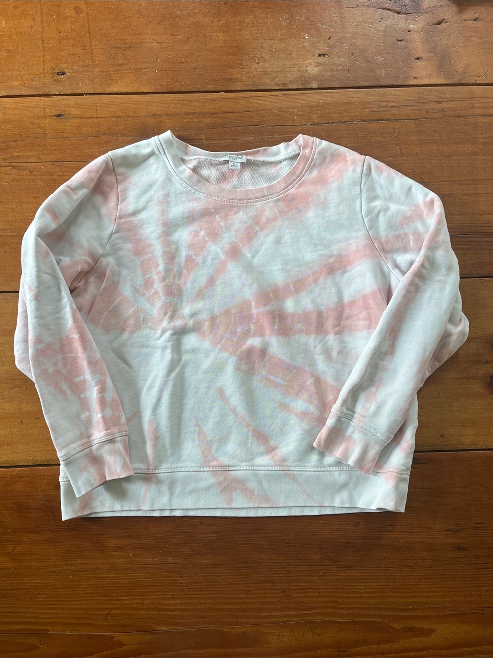 J.Crew Tie-Dye Pullover Sweatshirt